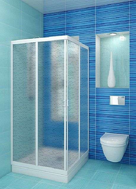 Ванна кімната з душовою кабіною дизайн